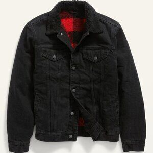 Sherpa-Lined Jean Jacket